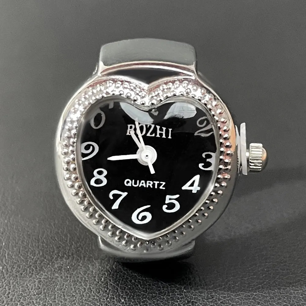 Heart-Shape Clock Ring