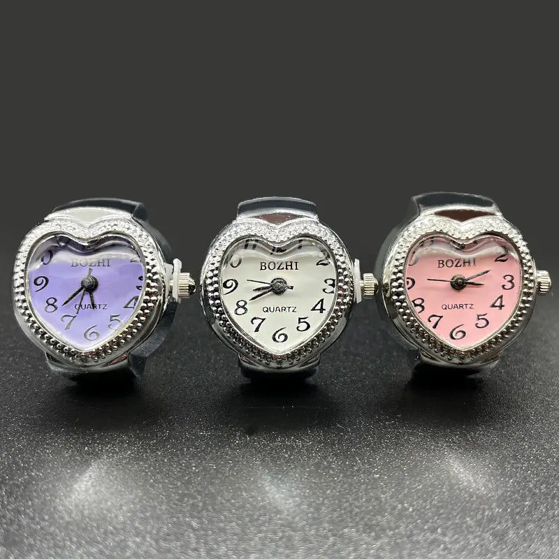 Heart-Shape Clock Ring