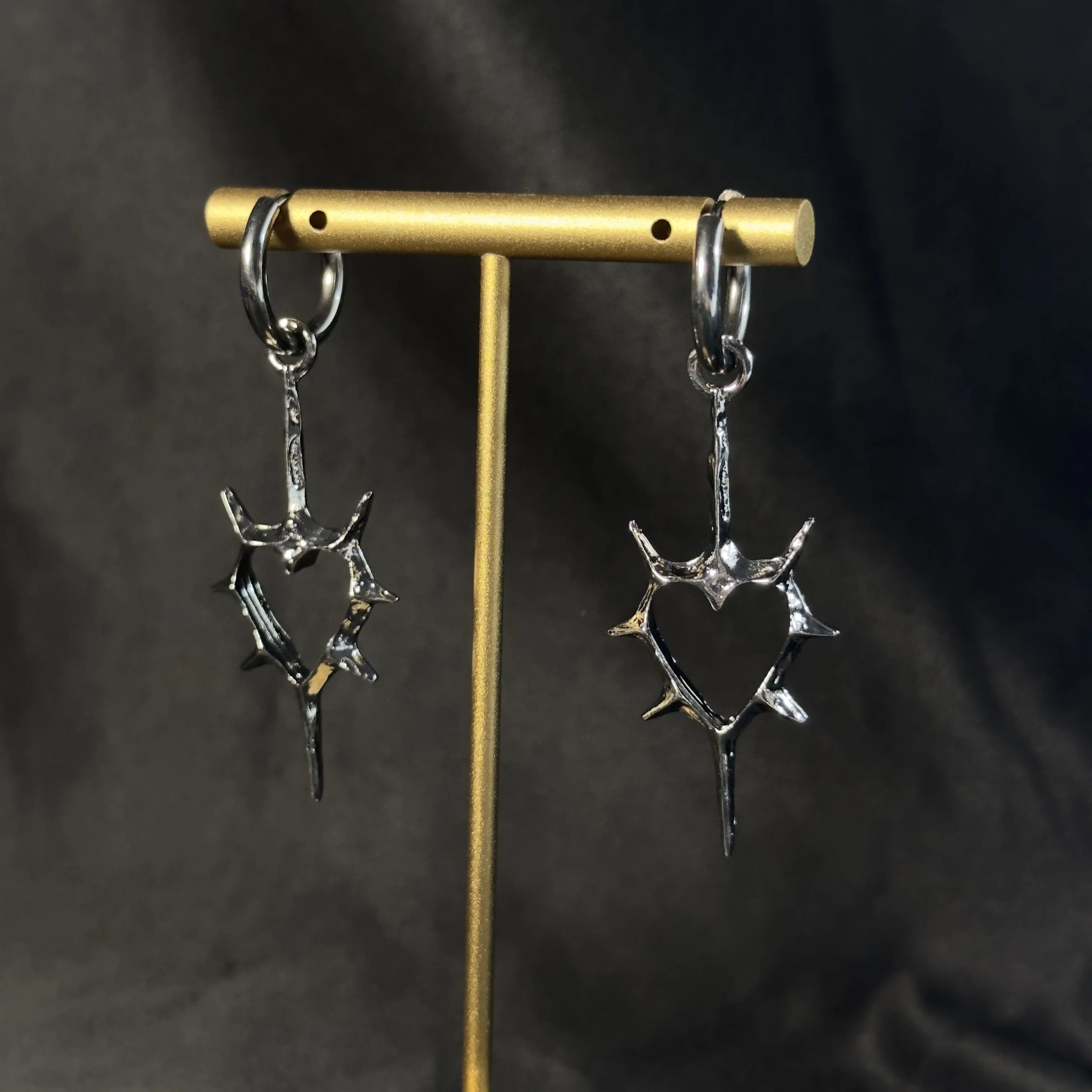 Thorn Heart Earrings