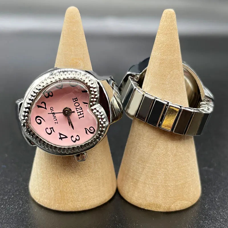 Heart-Shape Clock Ring