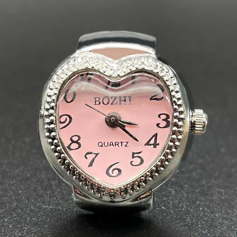 Heart-Shape Clock Ring