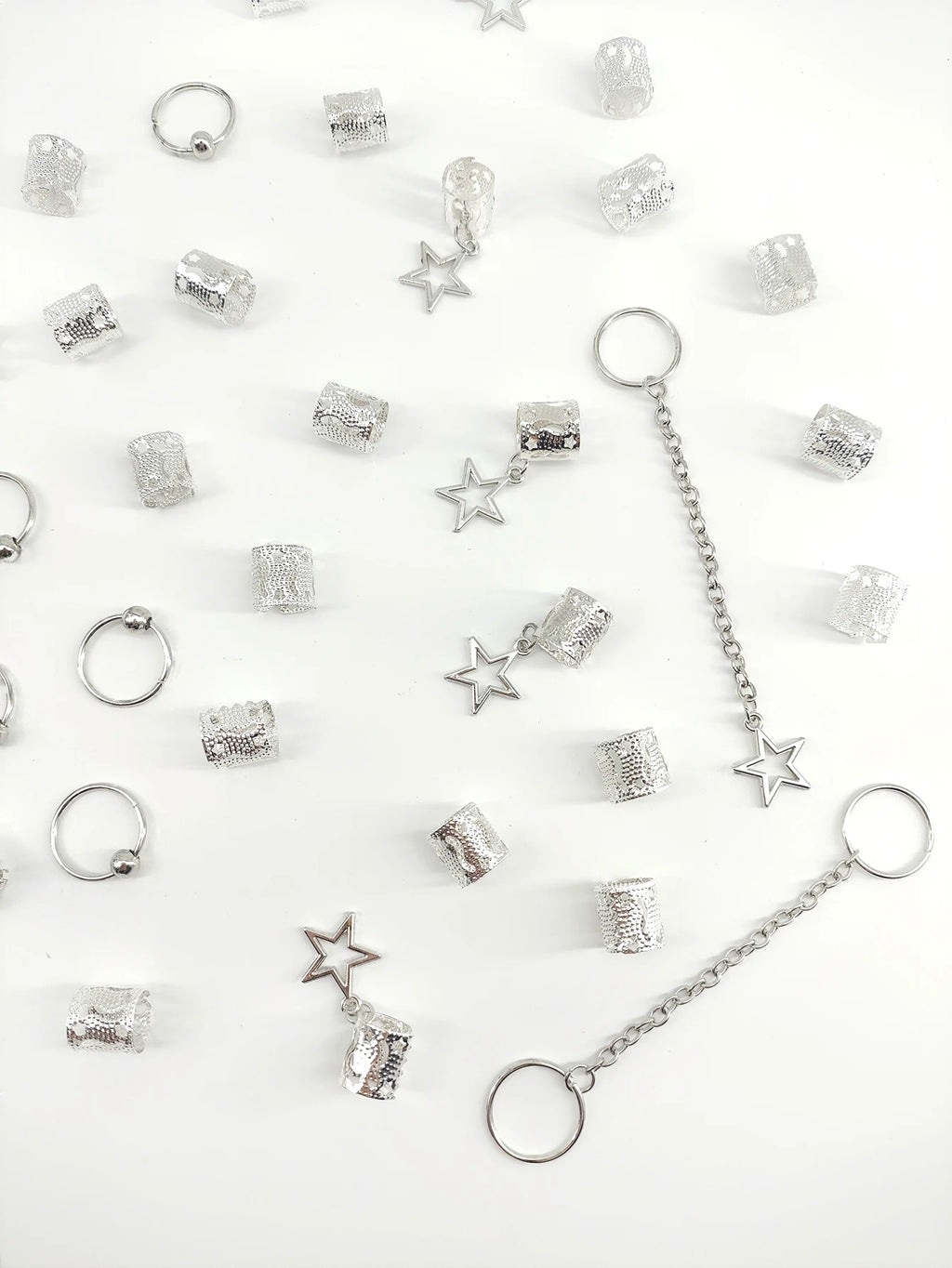 Star Hair Braids Cuffs