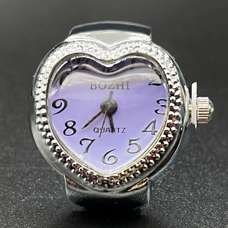 Heart-Shape Clock Ring