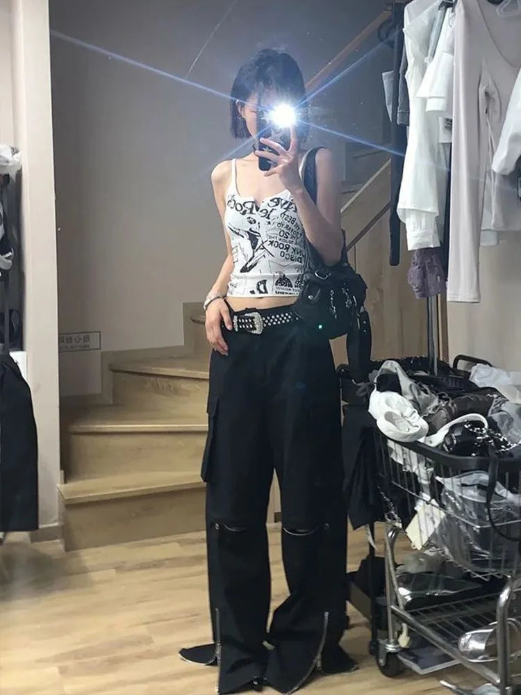 Punk Print Tank Top