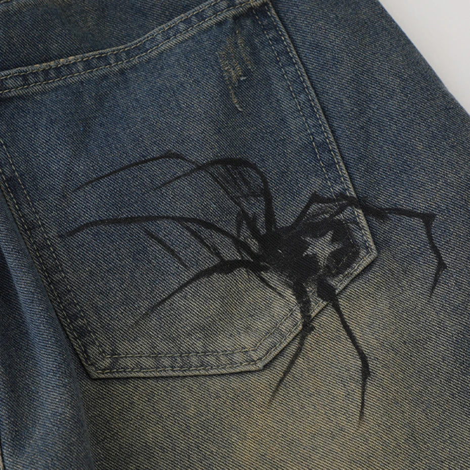 Black Widow Jean Shorts