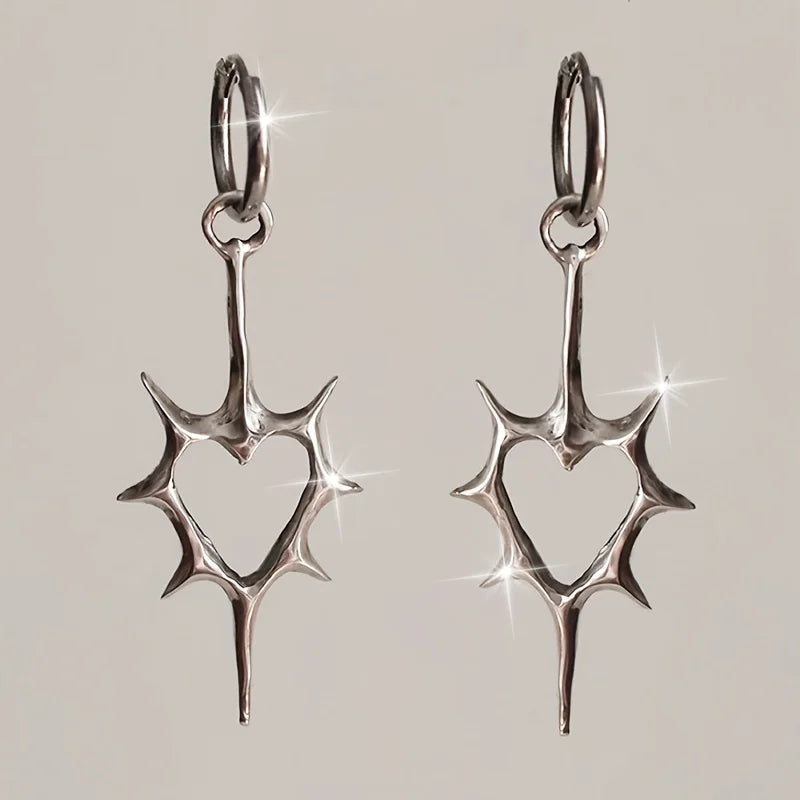 Thorn Heart Earrings