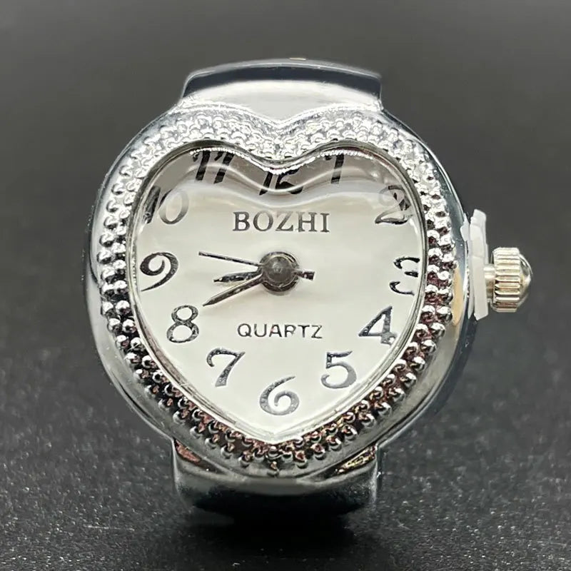 Heart-Shape Clock Ring
