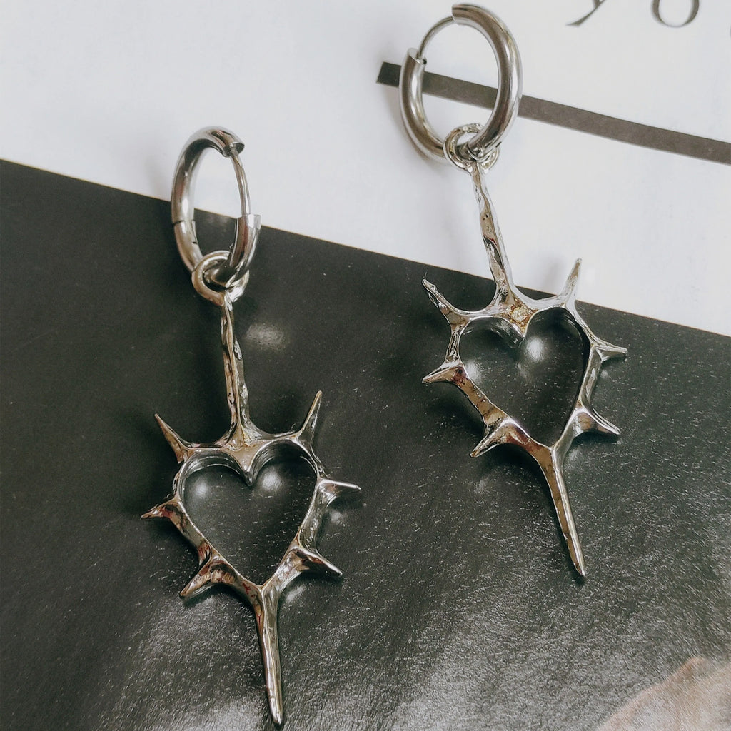 Thorn Heart Earrings